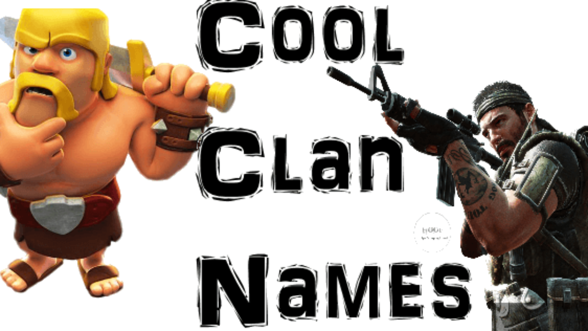 Cool Gaming Clan Names For Coc And Cod