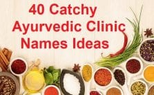 40 Catchy Ayurvedic Clinic Names Ideas