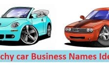 Catchy Car Business Names Ideas