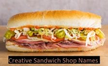 creative sandwich names