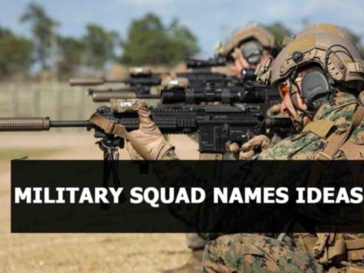 Cool Military Unit Names