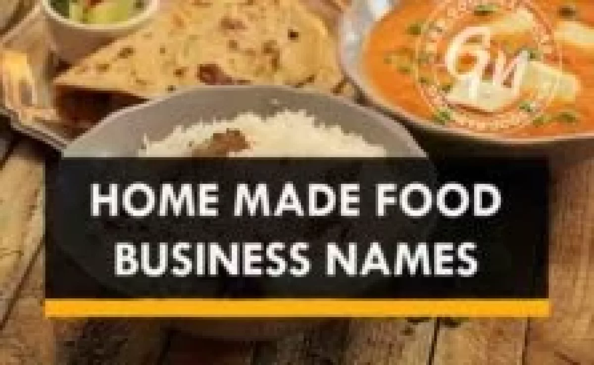 Homemade Food Business Names