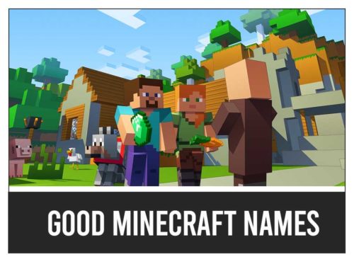 Good Minecraft Names Good Name