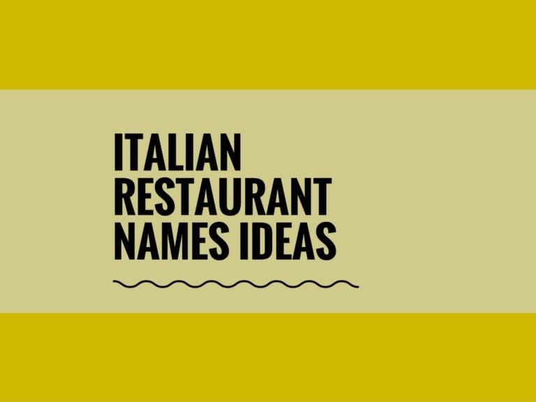 Best Italian Restaurant Names