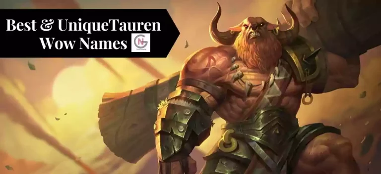 Tauren Wow Names