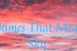 Names That Mean Sky