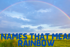 Names That Mean Rainbow