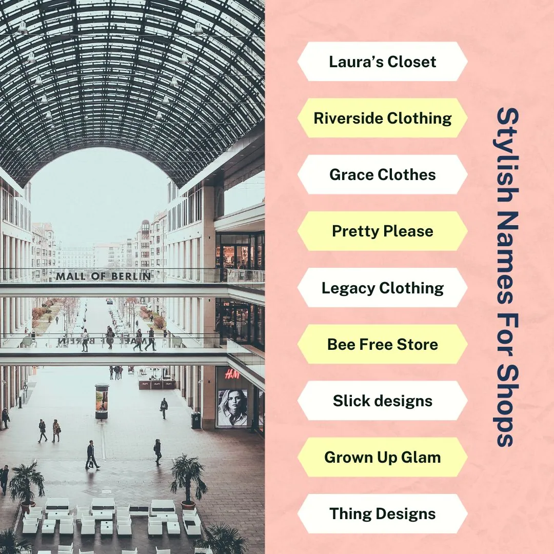 Clothing Store Business Names