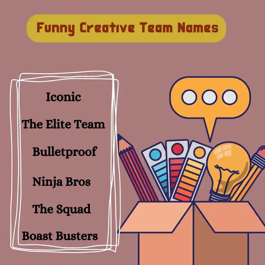 99 Funny Creative Team Names For Work Good Name