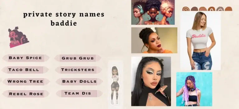 private story names baddie