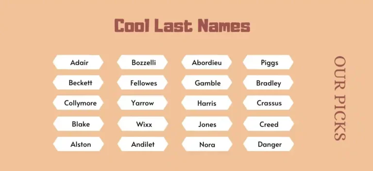 Cool Last Names