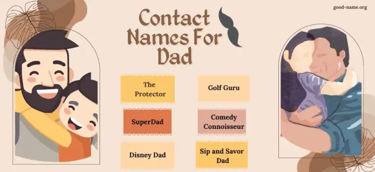 Contact Names For Dad